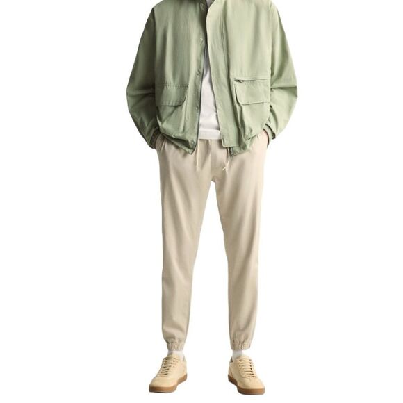 ZARA | Light Tan | SLIM FIT JOGGER PANTS - Picture 8 of 9